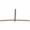 Ekena Millwork Bellingham Smooth Timber Gable Bracket, Douglas Fir, 108"W x 58"H x 3 1/2"D x 3 1/2"F, 13/12 Pitch GBW108X58X0404BEL00SDF - alternate 4